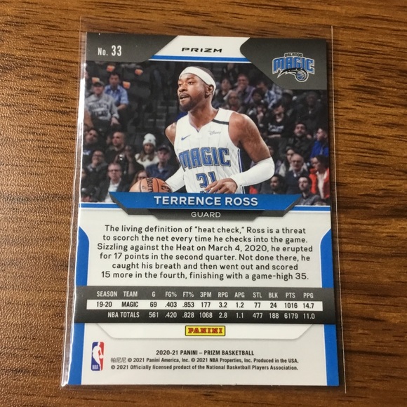 NBA Terrence Ross Green Prizm - Picture 2 of 2